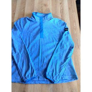 Alblanc blue Pullover with snaps and thumb holes‎
